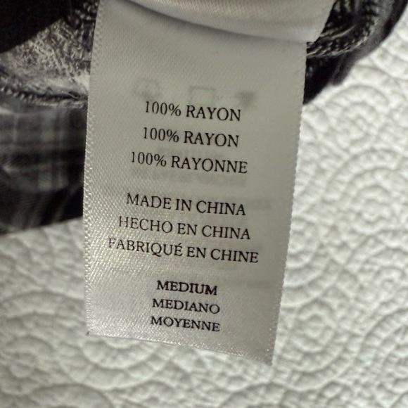 Rails Black and White Plaid Mini Dress - Picture 11 of 11